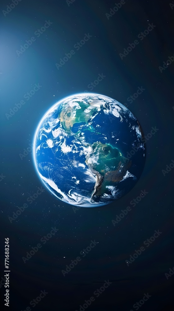 Obraz premium Monitoring Earth s Climate and Environmental Data for Sustainable Action