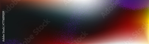 Film grain gradient overlay with noise. Retro background with light and grain. Film old background blurry effect. Vector illustartion