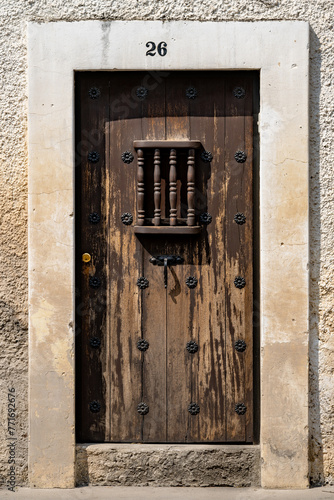 Old wooden doors in Guatemala.