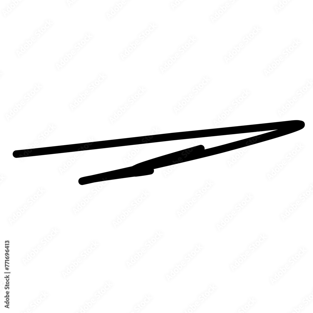 Hand Drawn Lines, Underlines, vector ilustration Hand Drawn Lines, Underlines, vector ilustration