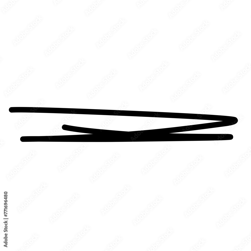 Hand Drawn Lines, Underlines, vector ilustration Hand Drawn Lines, Underlines, vector ilustration
