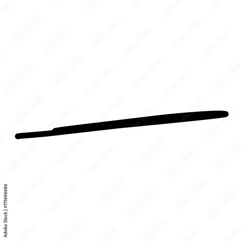 Hand Drawn Lines, Underlines, vector ilustration Hand Drawn Lines, Underlines, vector ilustration