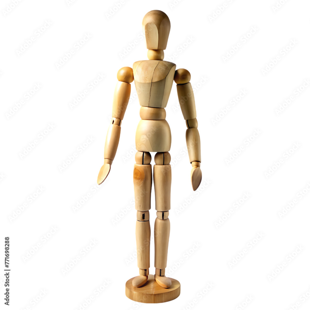 robot android realistic 3d composition with transparent and full length images of humanlike droids