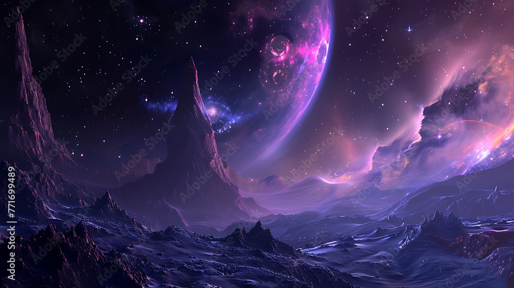 Mysterious space wallpaper for applies to graphic resources used for a variety of designs Mysterious space wallpaper for applies to graphic resources used for a variety of designs