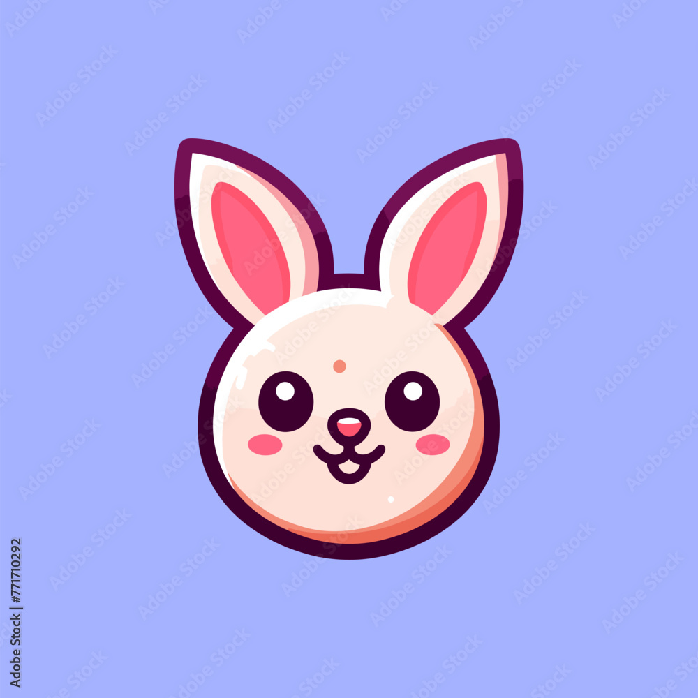 Rabbit Cute Mascot Logo Illustration Chibi Kawaii is awesome logo, mascot or illustration for your product, company or bussiness Rabbit Cute Mascot Logo Illustration Chibi Kawaii is awesome logo, mascot or illustration for your product, company or bussiness