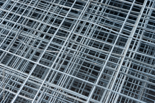 metal grid background