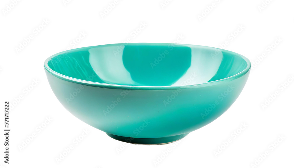 Empty aqua color bowl, isolated on transparent background. Empty aqua color bowl, isolated on transparent background.