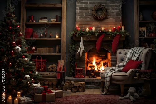 Cozy Christmas Atmosphere in High Definition Warmth