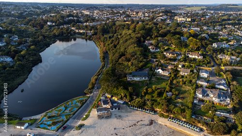 Swanpool Beach & lagoon