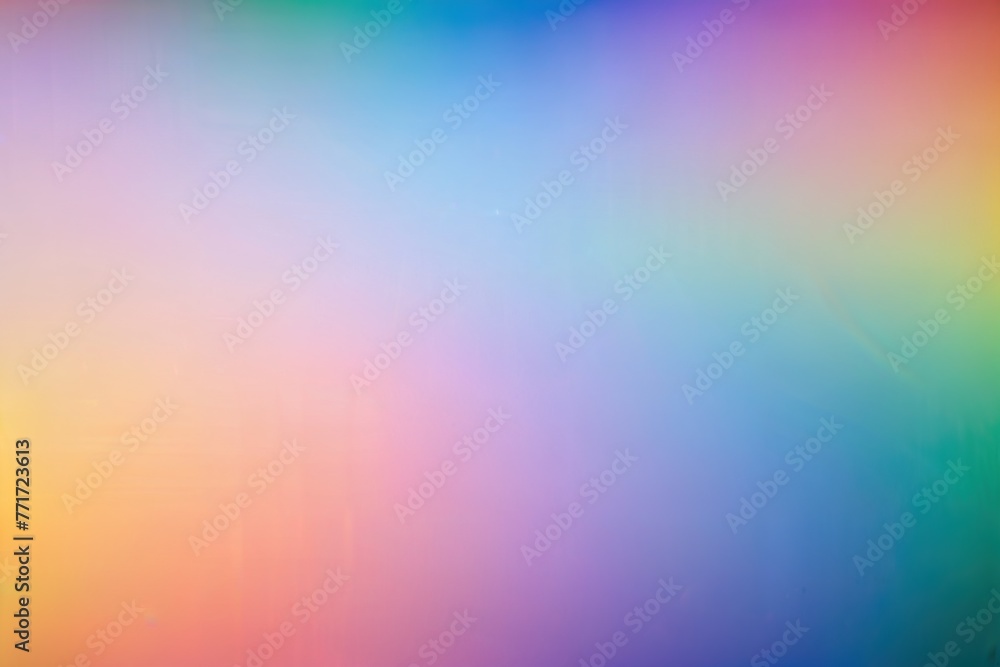 Rainbow pastel background with sunshine glare.