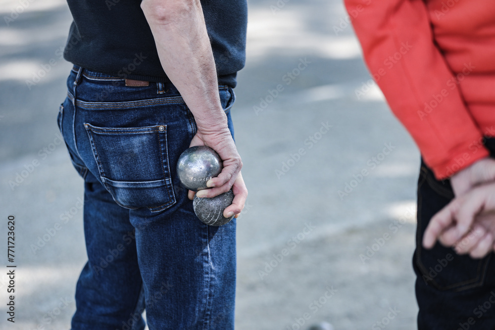 Obraz premium La petanque a Avignon