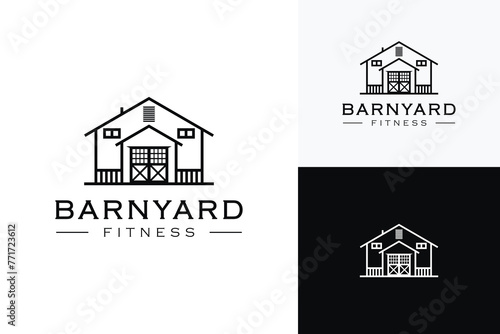 The brickwork either side of the garage door