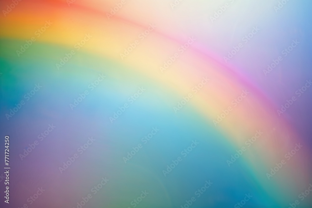 Obraz premium Rainbow pastel background with sunshine glare.