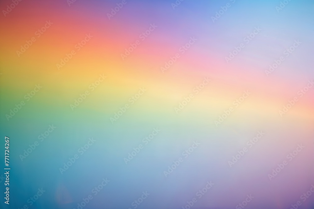 Obraz premium Rainbow pastel background with sunshine glare.
