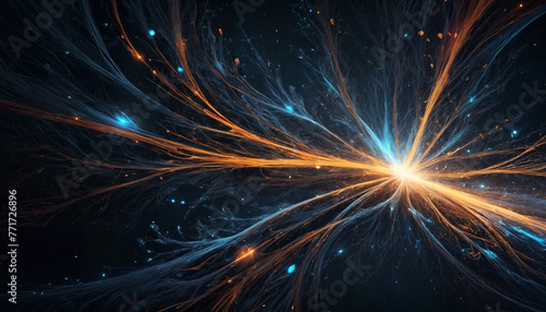 エネルギー 光 星 空間 フラクタル Generative AI