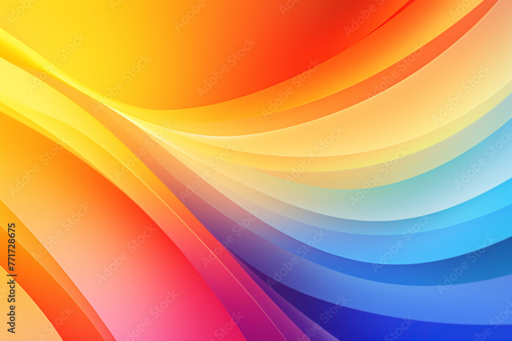 Rise and shine amidst the kaleidoscope of colors in the dynamic sunrise gradient.
