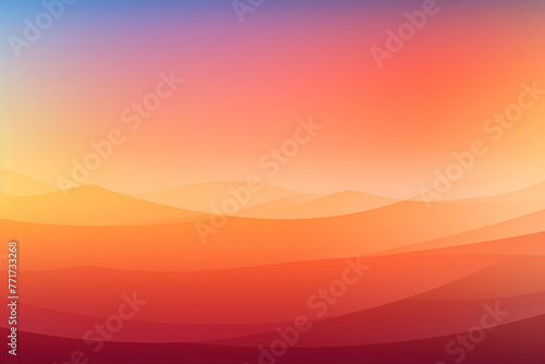 Dynamic sunrise gradient background captures the essence of a new day. © shani