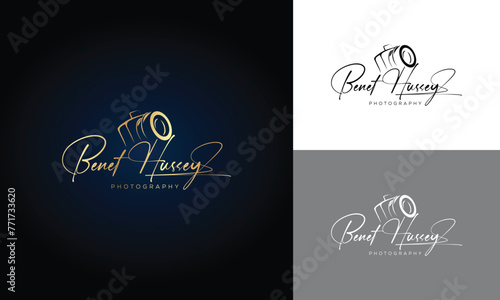 Camera photography logo icon vector template