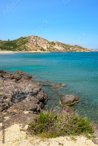 Agios Stefanos beach on the island of Kos. Greece