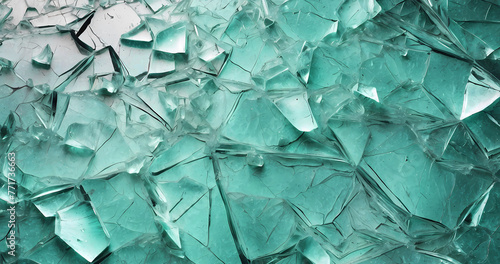 Beautiful cracked ice surface texture background