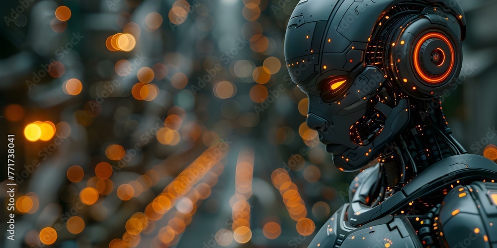 Navigating Legal and Ethical Considerations in AI Technology: Understanding Complex Regulations and Laws. Concept AI Technology, Legal Compliance, Ethical Considerations, Regulations, Laws - obrazy, fototapety, plakaty 