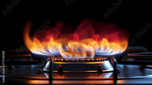 gas stove flame