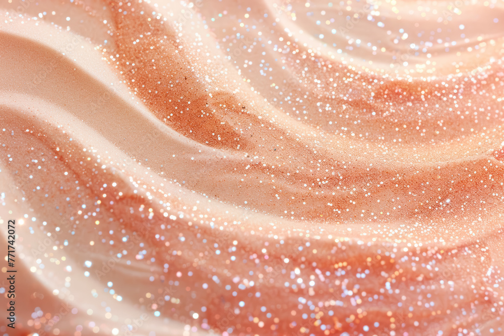 soft peach pastel sand texture with glitter particles soft peach pastel sand texture with glitter particles