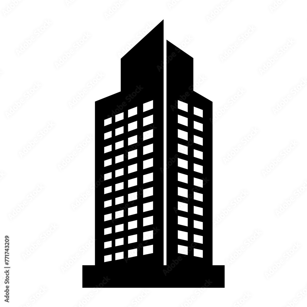 Buildings black icon pack Buildings black icon pack