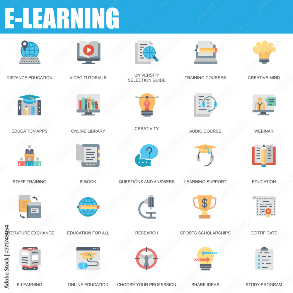 elearning-icon-pack