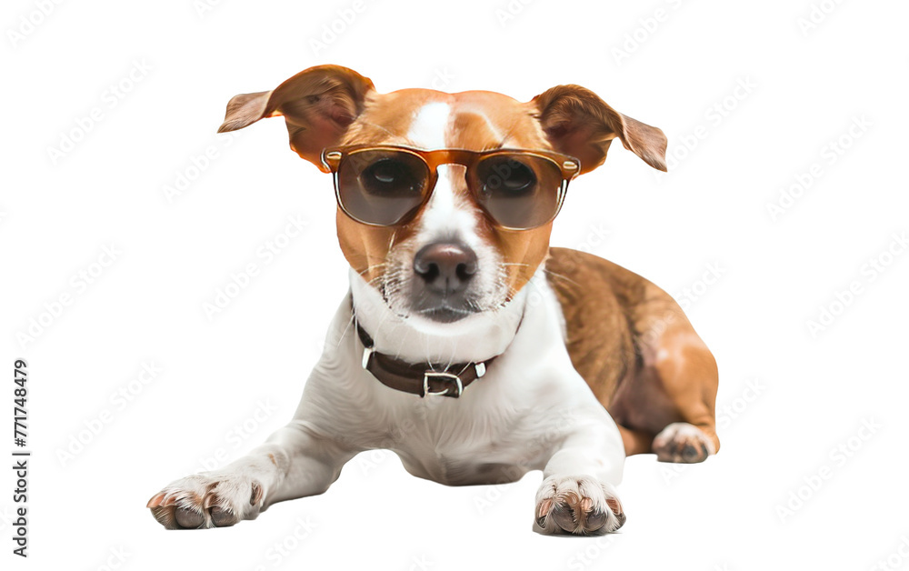 Cute chihuahua dog on transparent or white background
