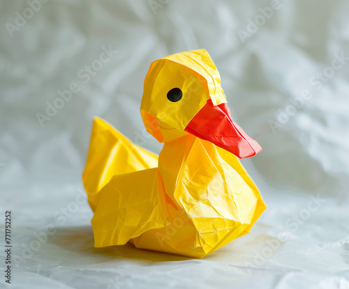 origami paper duckling
