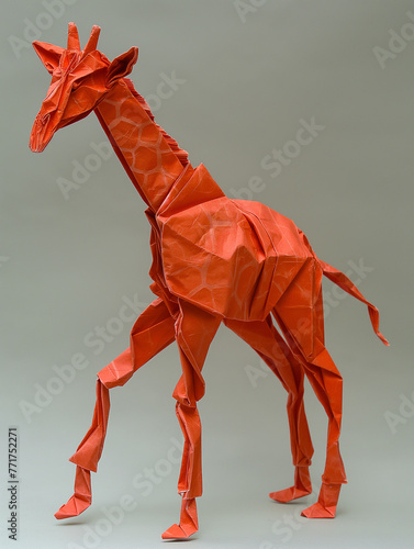 paper giraffe origami