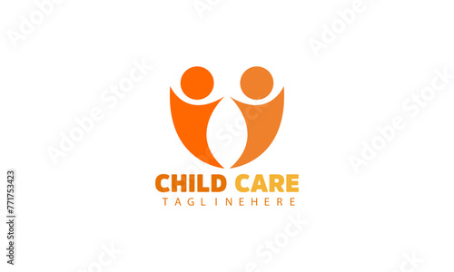 Creative modern Kids Care Foundation Logo Design.