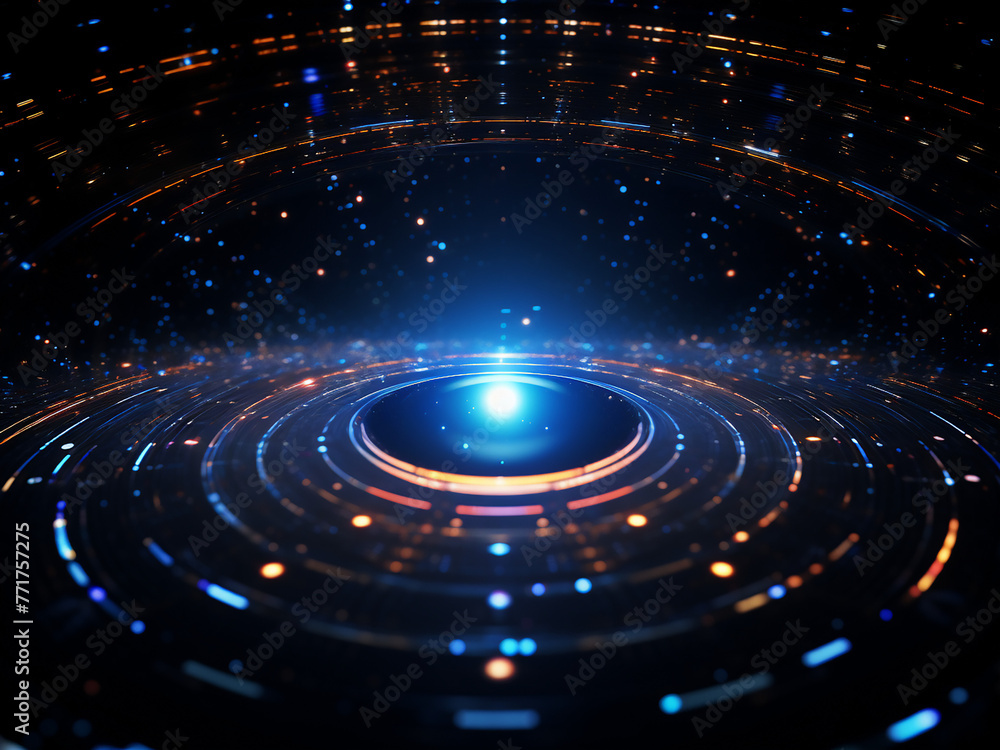 The universe's enigma: Black hole bright. AI Generation. The universe's enigma: Black hole bright. AI Generation.