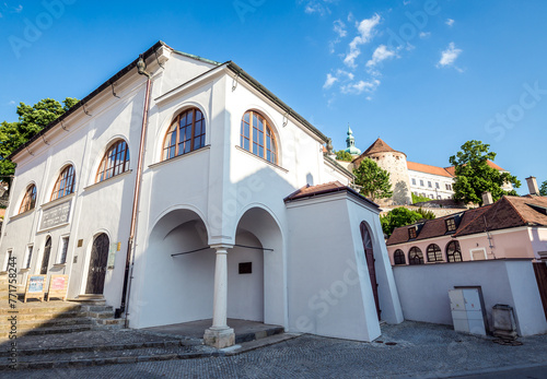 Old Synagogue in Old Town of Mikulov town, Czech Republic photo