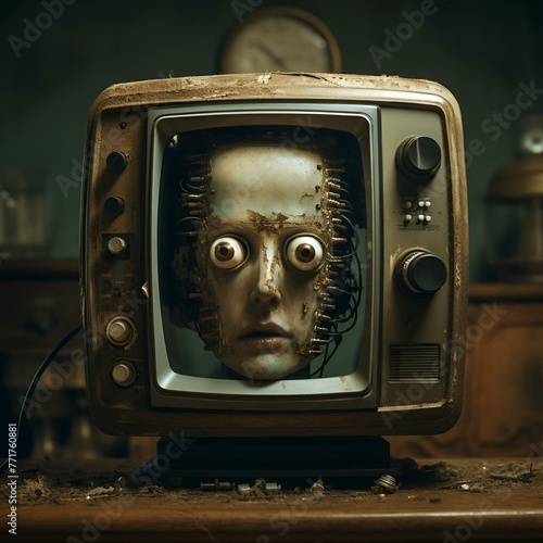 robot in a tv