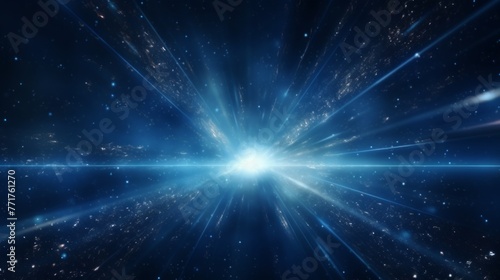 Abstract Particle Moving In The Sci-fi Space Wallpaper, Background