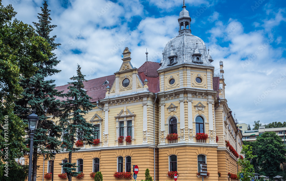 Obraz premium City Hall building in Brasov city, Romania