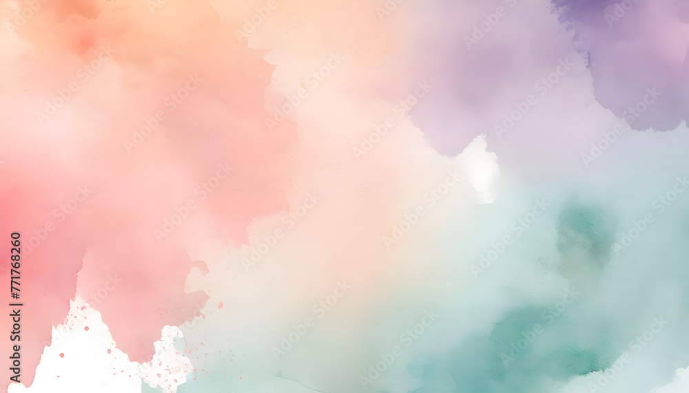 Grunge Watercolor background with a Vintage and Pastel Color Theme. This background is suitable for fashion posters or banners and posted on social media.