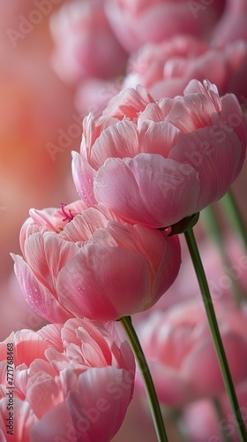 Blooming Pink Flowers