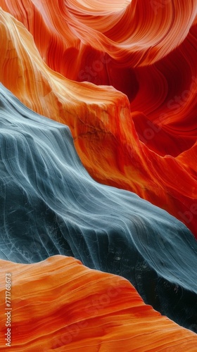 An Impressive Multicolored Water Wave