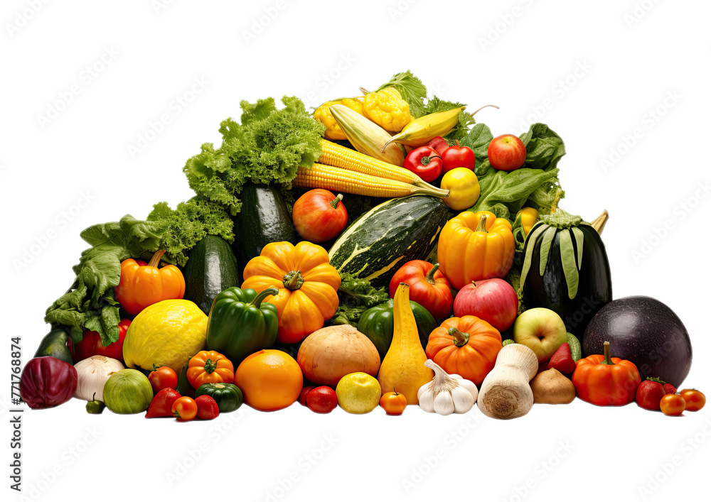Vegetables and fruits isolated in no background. Healthy food. Vegetables and fruits isolated in no background. Healthy food.