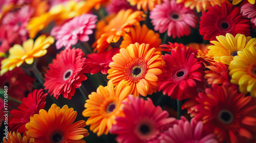 Colorful flowers, gerbera daisy, beauty in nature, decoration, flower head, freshness
