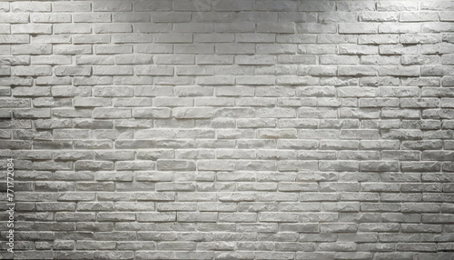 Tapeta, tło z motywem białej cegły. Generative AI