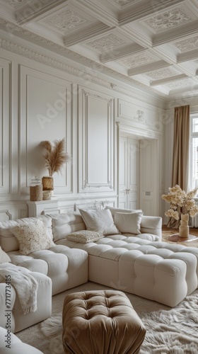 Spacious Living Room With Abundant Windows