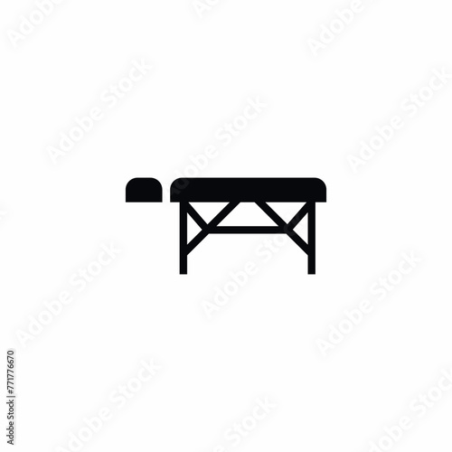 Massage Table Therapy Relaxation icon