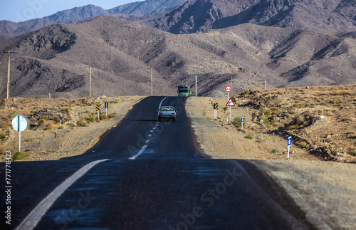 Road in Isfahan Province, Iran photo