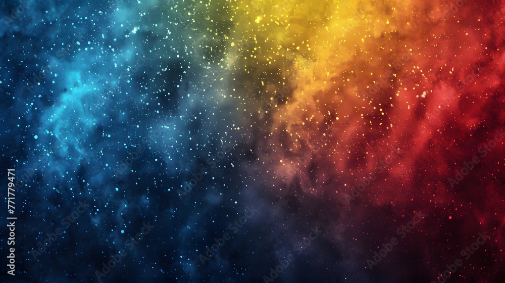 Radiant Reverie: Multicolored Luminous Background
