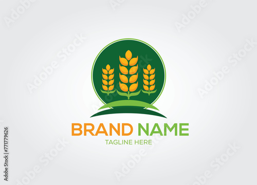Simple agriculture logo,Luxury agriculture logo,professional agriculture logo,Template Design
