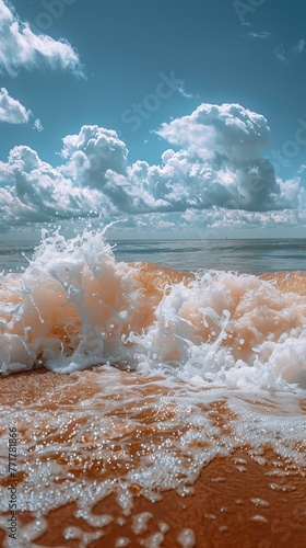 Seashore in Black and White